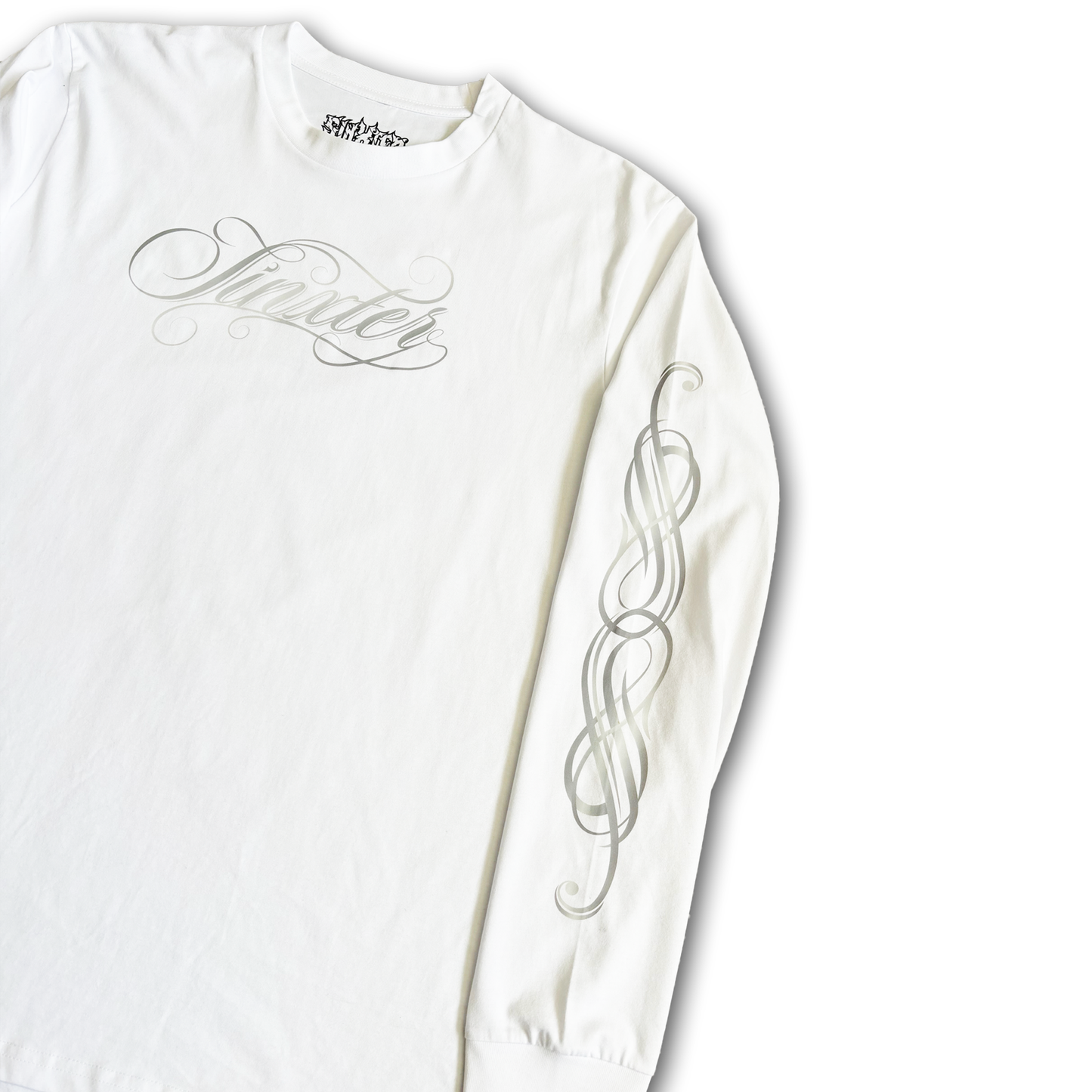White Script Longsleeve