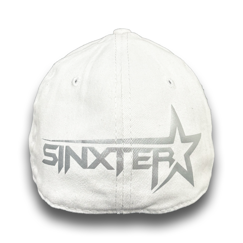 Silver Star White Cap