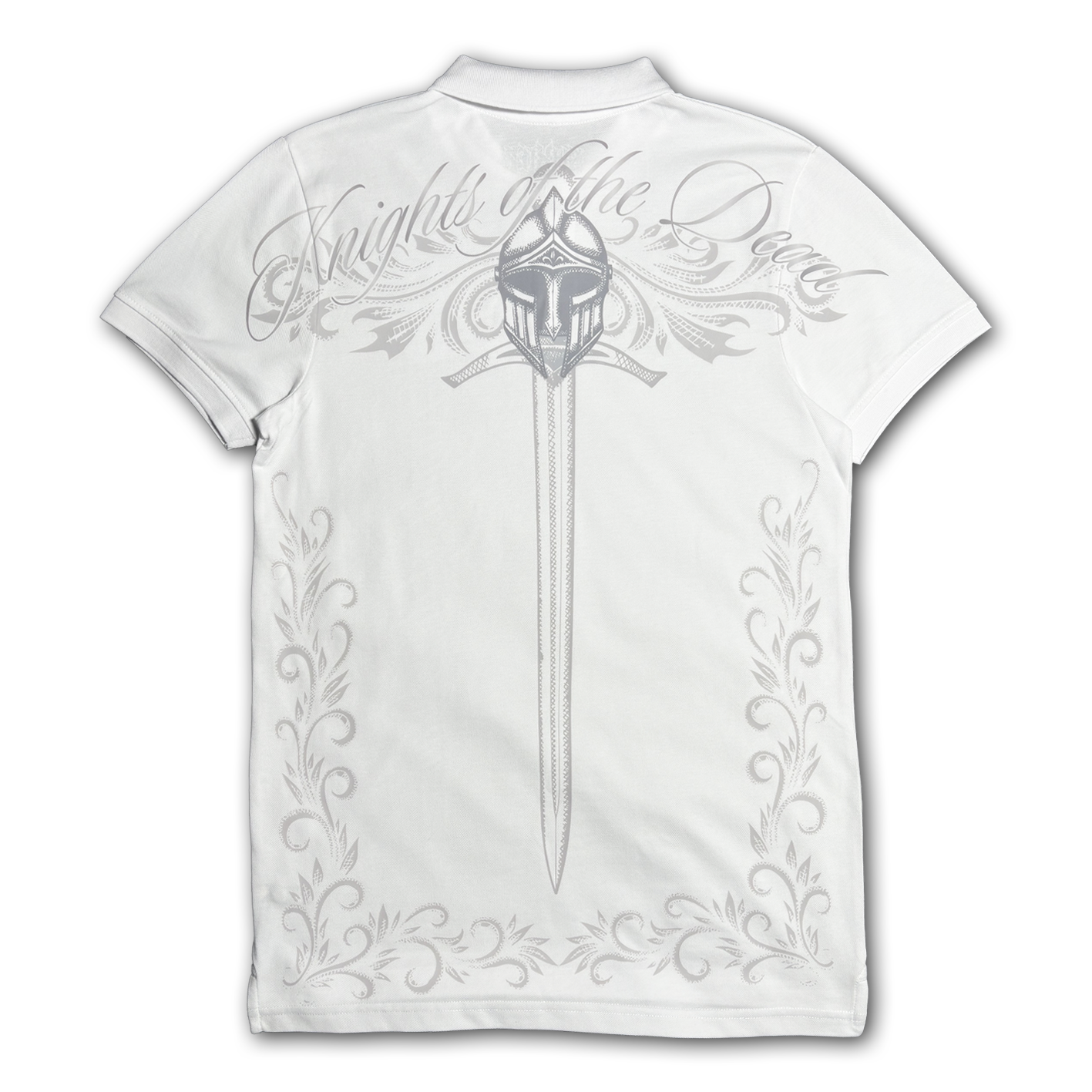 Knights Sword White Polo
