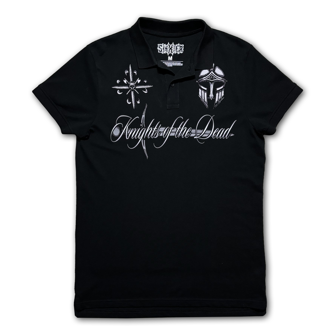 Knights Sword Black Polo