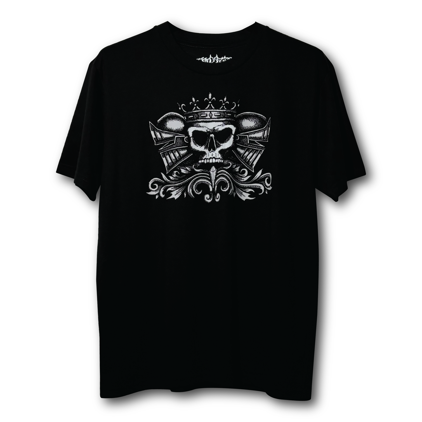 Skeleton Knight Black Tee
