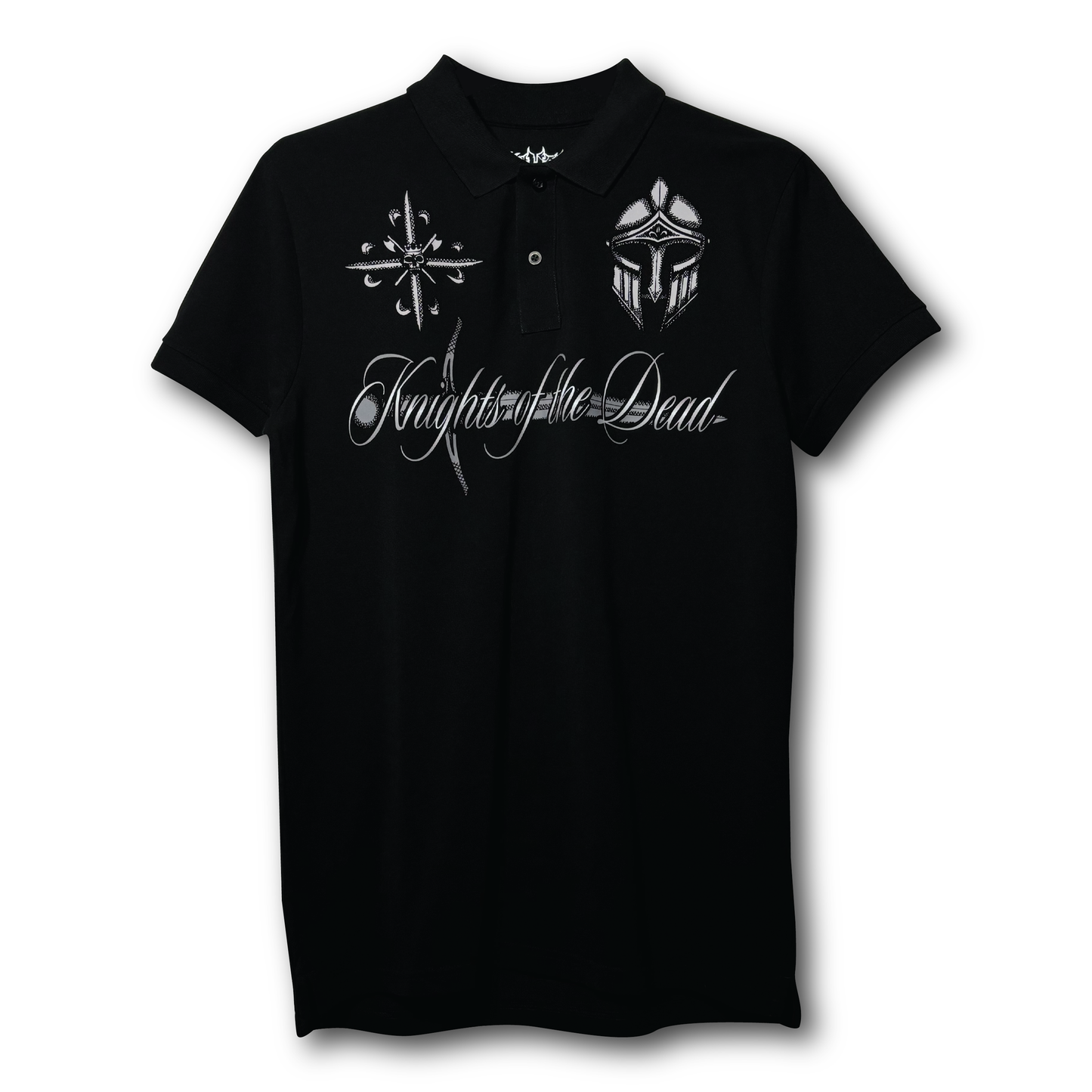 Knights Sword Black Polo