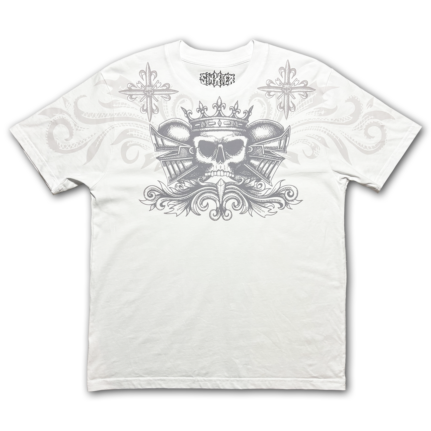 Knights Cross White Tee