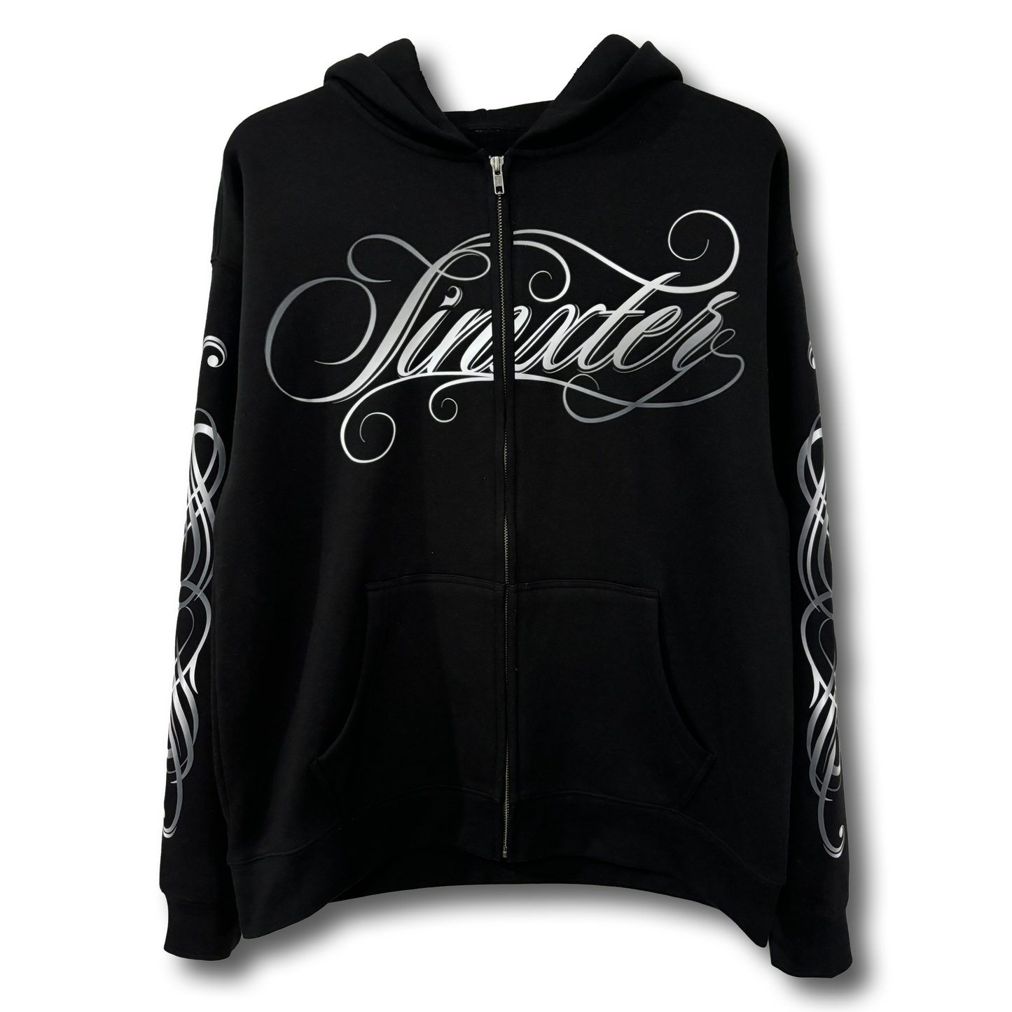 Script Black Hoodie