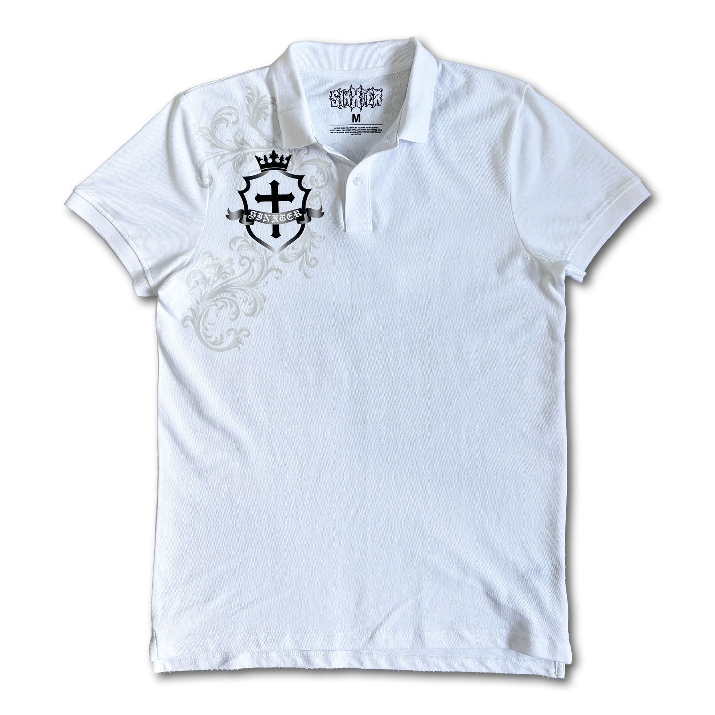 Crest White Polo