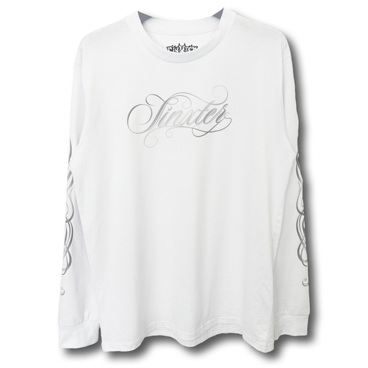 White Script Longsleeve