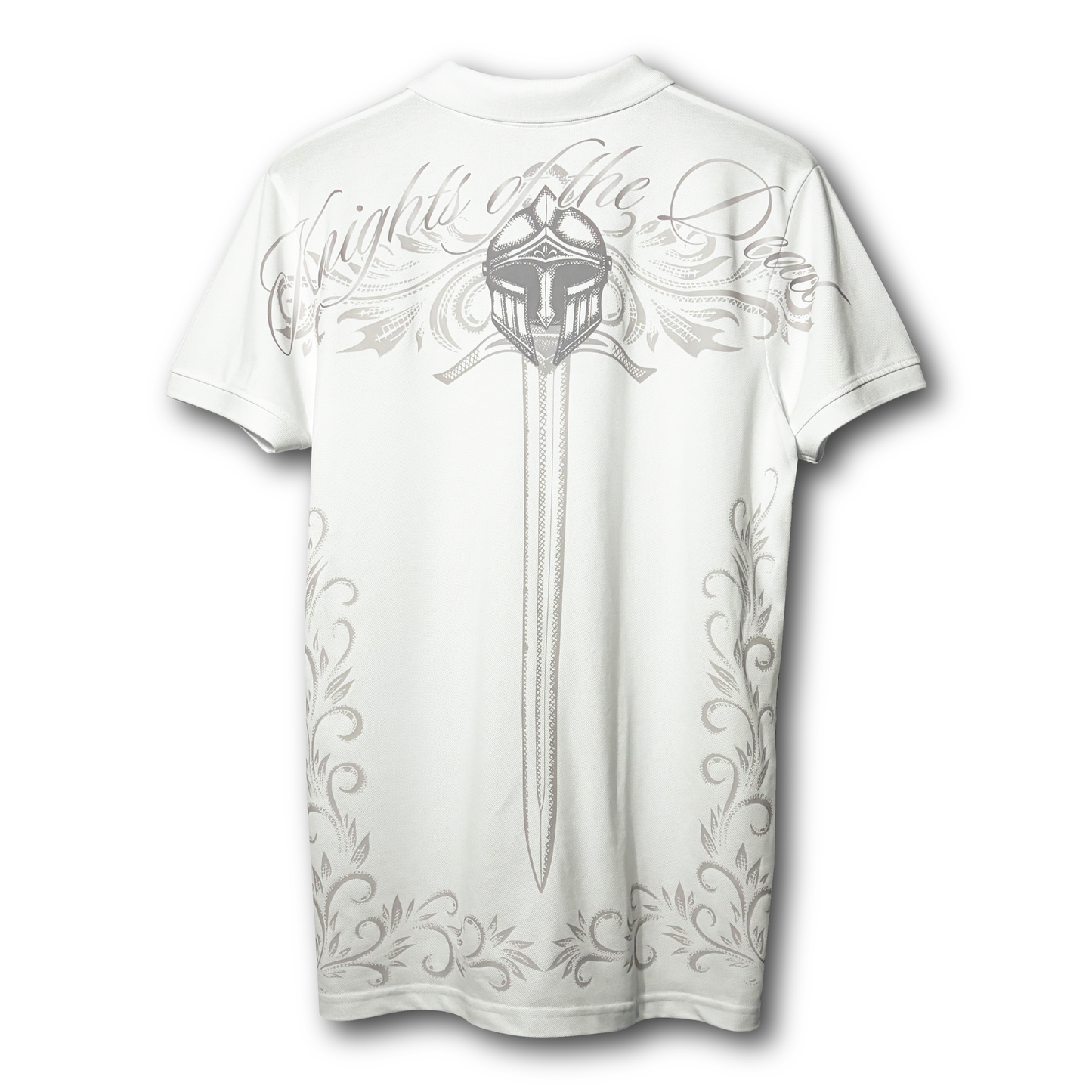 Knights Sword White Polo